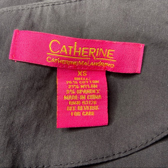 Catherine Malandrino Black Bell Sleeve Top Sz XS - Picture 5 of 7